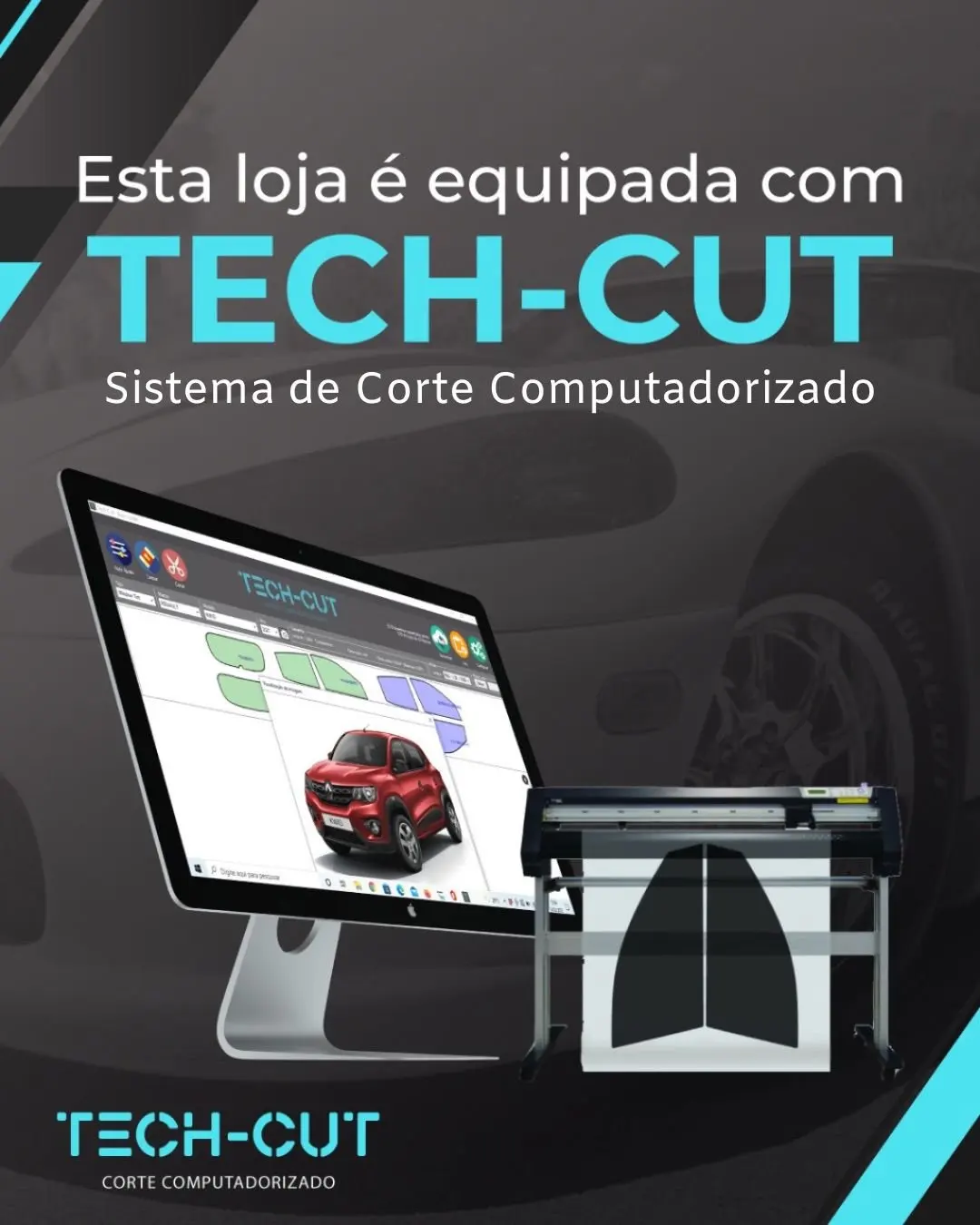 Sistema Tech-Cut de corte computadorizado de películas automotivas