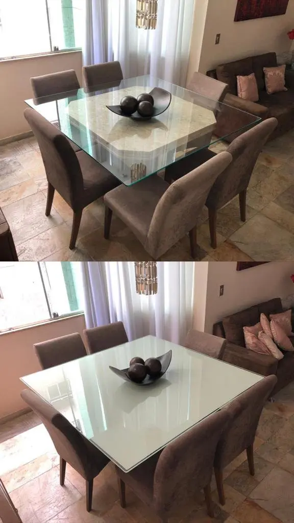 Película para Mesa de Vidro – aplicação 3