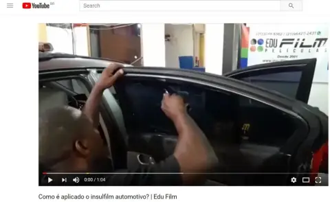 Como é aplicado o insulfilm automotivo?