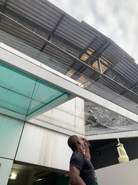 Toldo de vidro